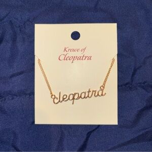 Krewe of Cleopatra necklace. Brand new. Mardi Gras 2026